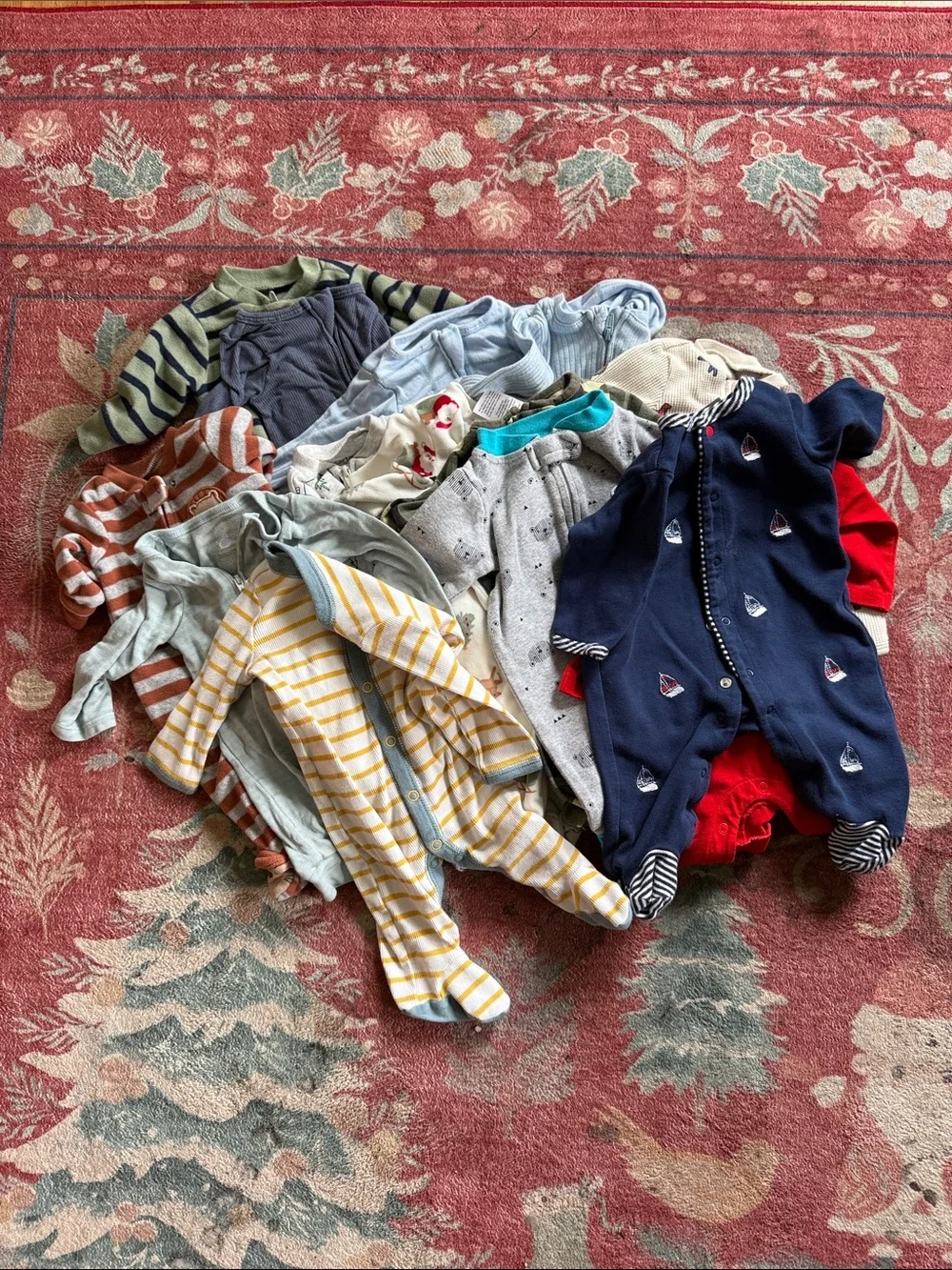 Newborn Baby Bundle 40+ pieces, Carters, Cloud Island etc